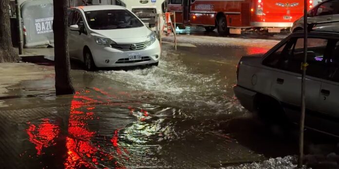 Inundación en Caballito